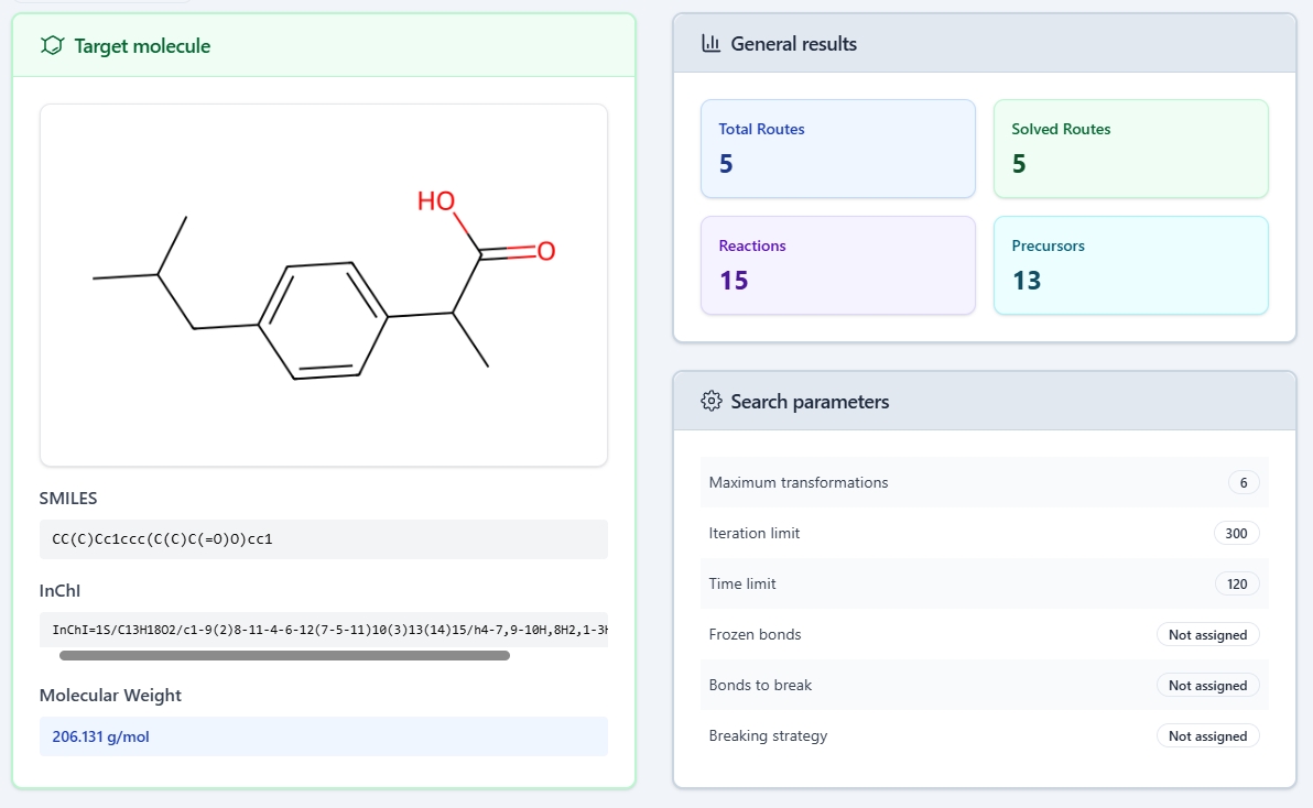 Retrosynthesis Result